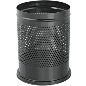 Metal Masa Altı Çöp Kovası Delikli 10 LT