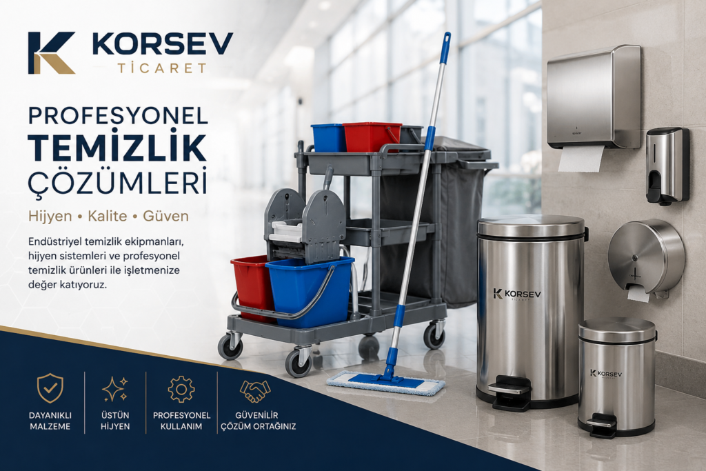 Profesyonel temizlik ürünleri ve endüstriyel temizlik ekipmanları